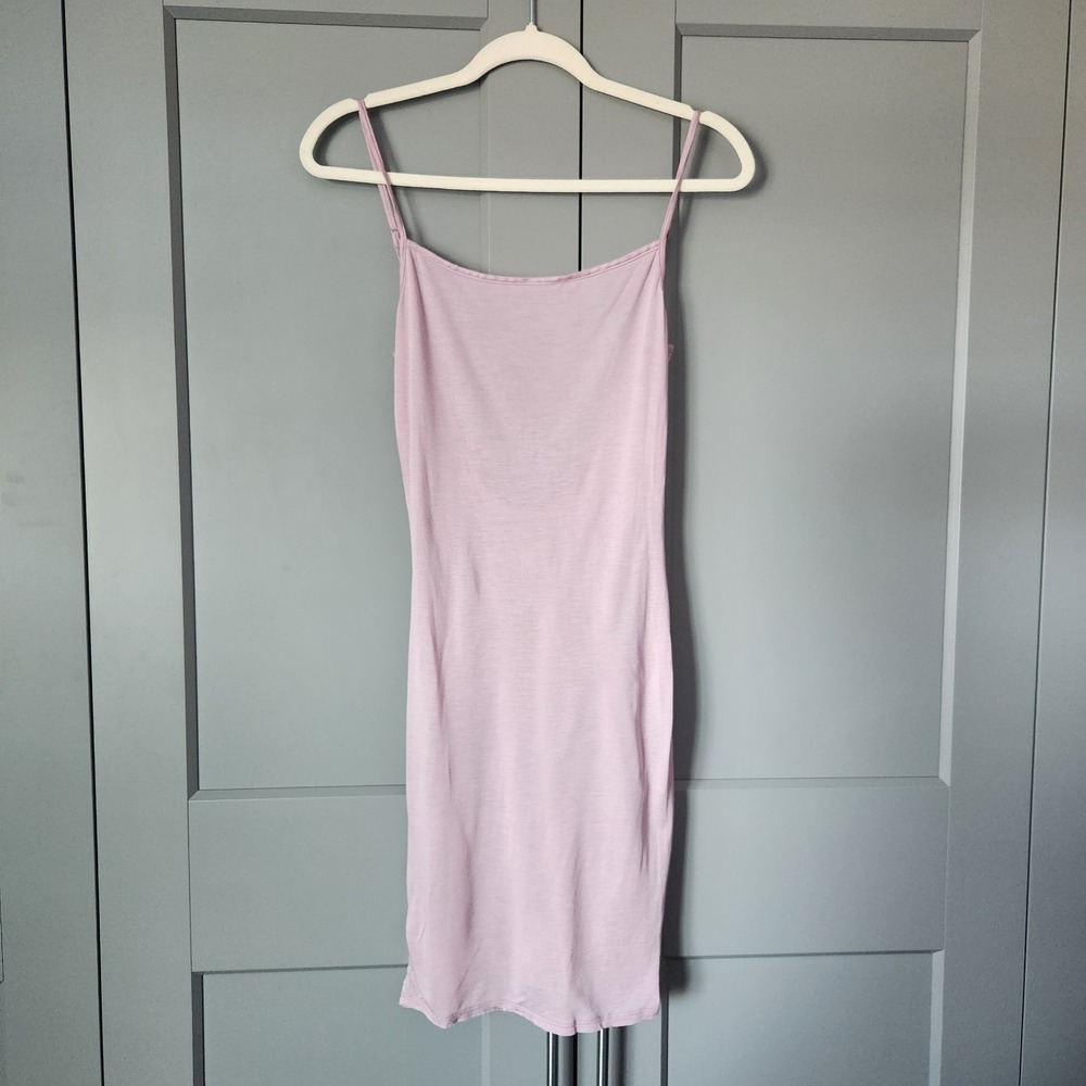 New SKIMS Kim Sleep Low Back Mini Dress Orchid XXS NWT Rare DR-DRS-6166W Modal